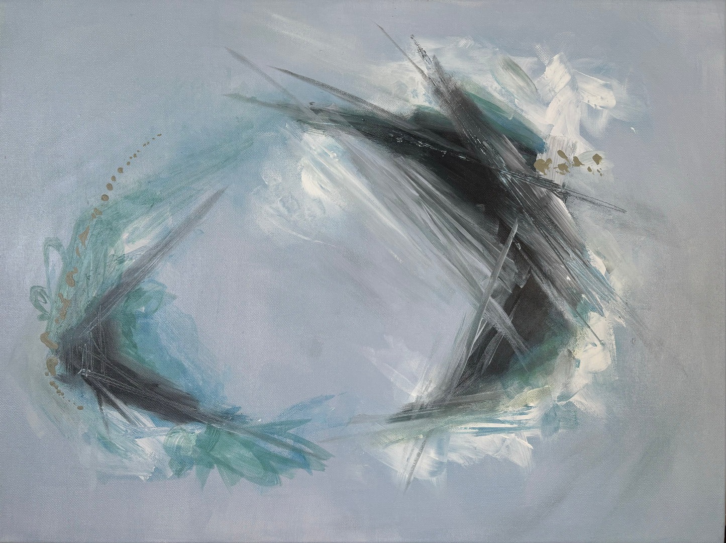Beautifully Blue - Ocean-Inspired Acrylic Painting