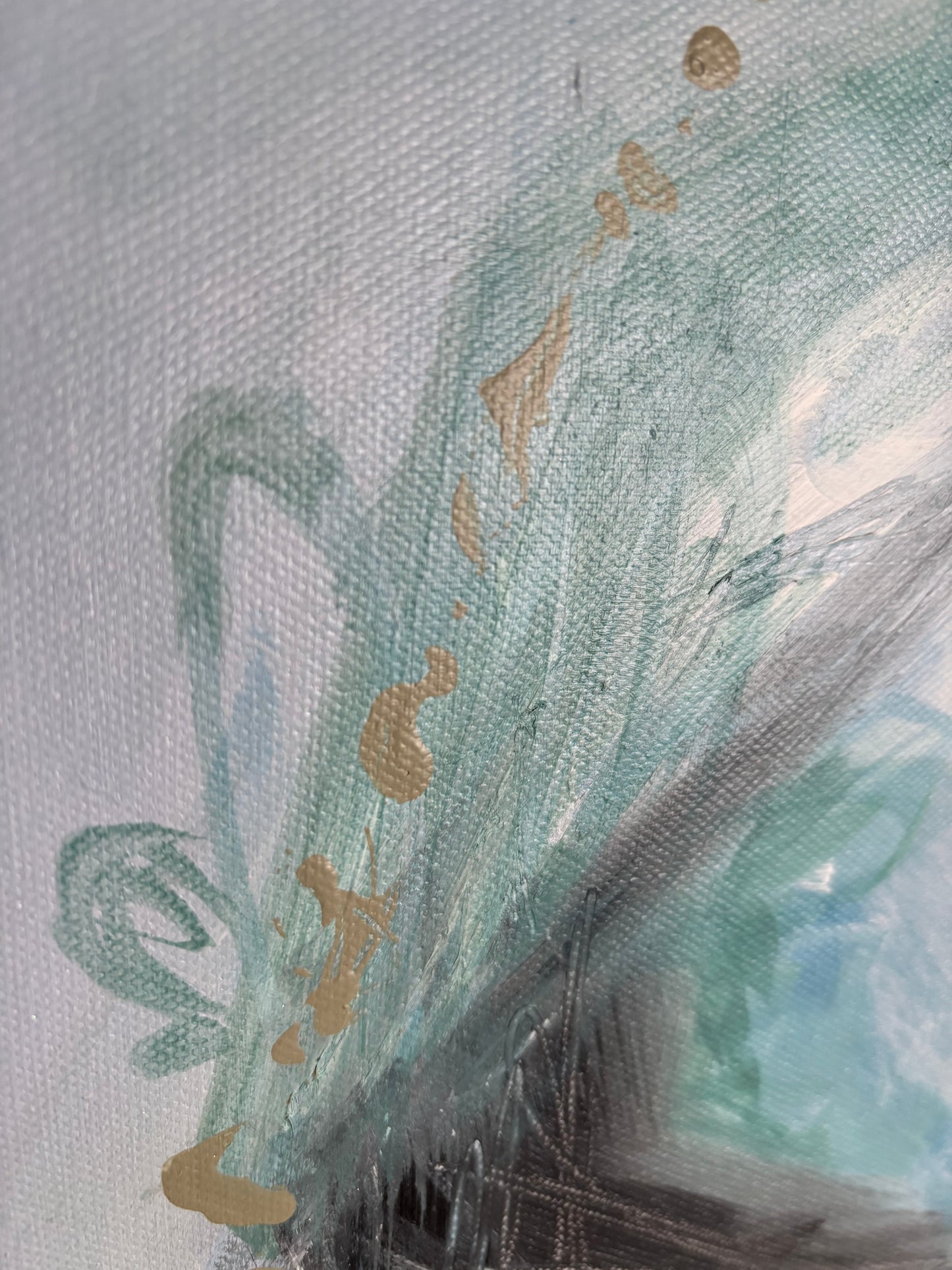 Beautifully Blue - Ocean-Inspired Acrylic Painting
