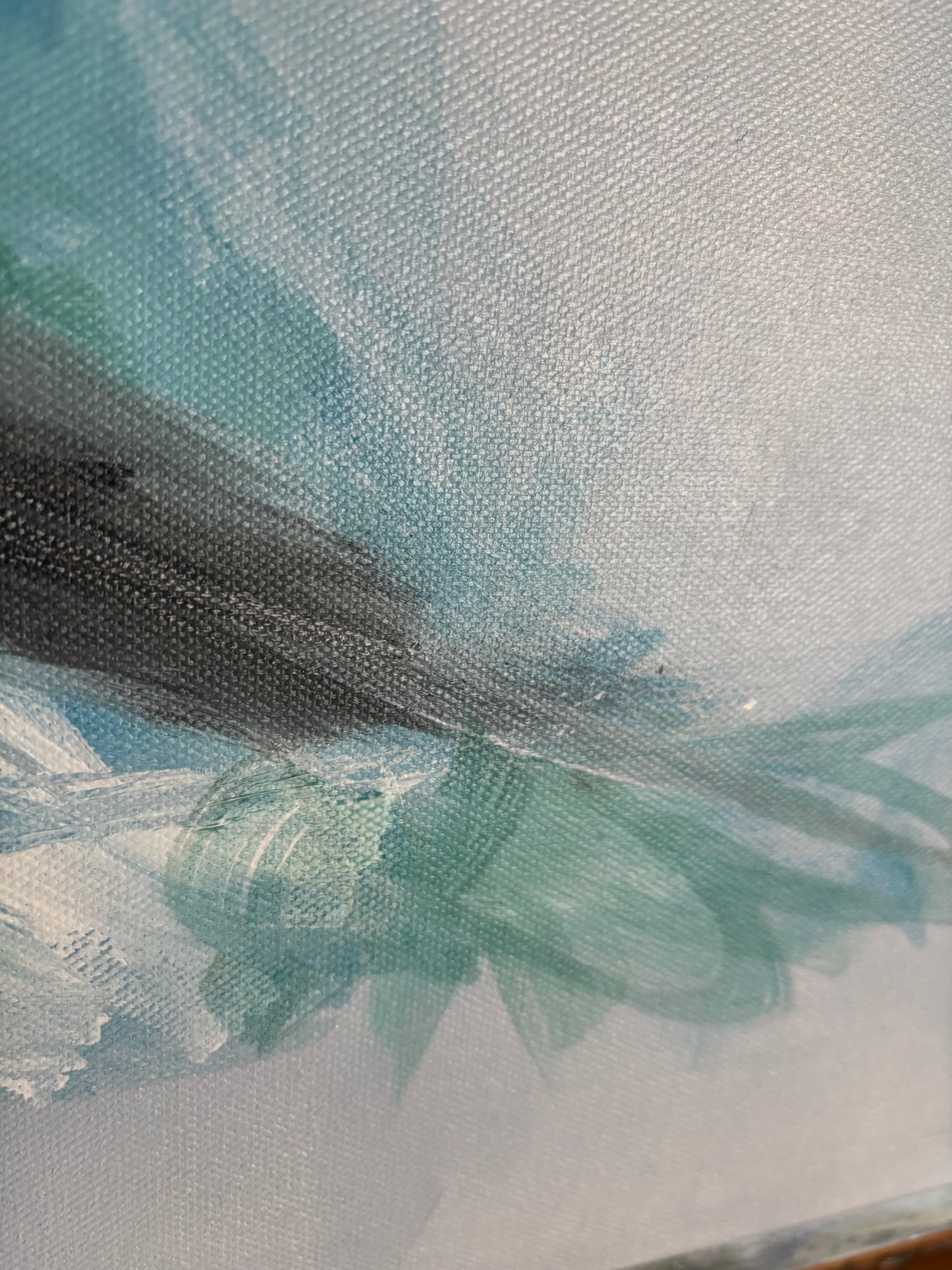 Beautifully Blue - Ocean-Inspired Acrylic Painting