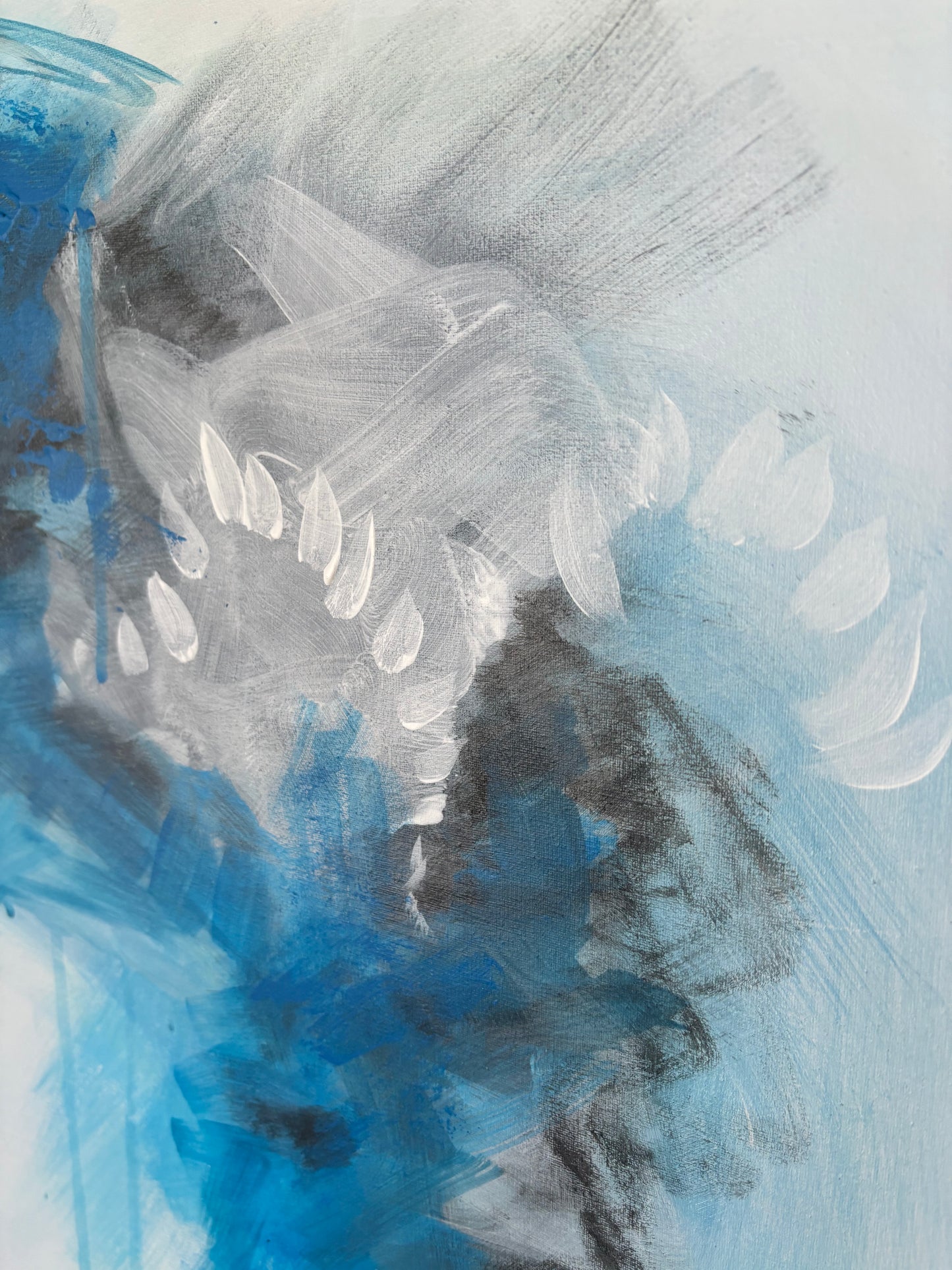 Blue on my Mind - – Abstract Acrylic Painting