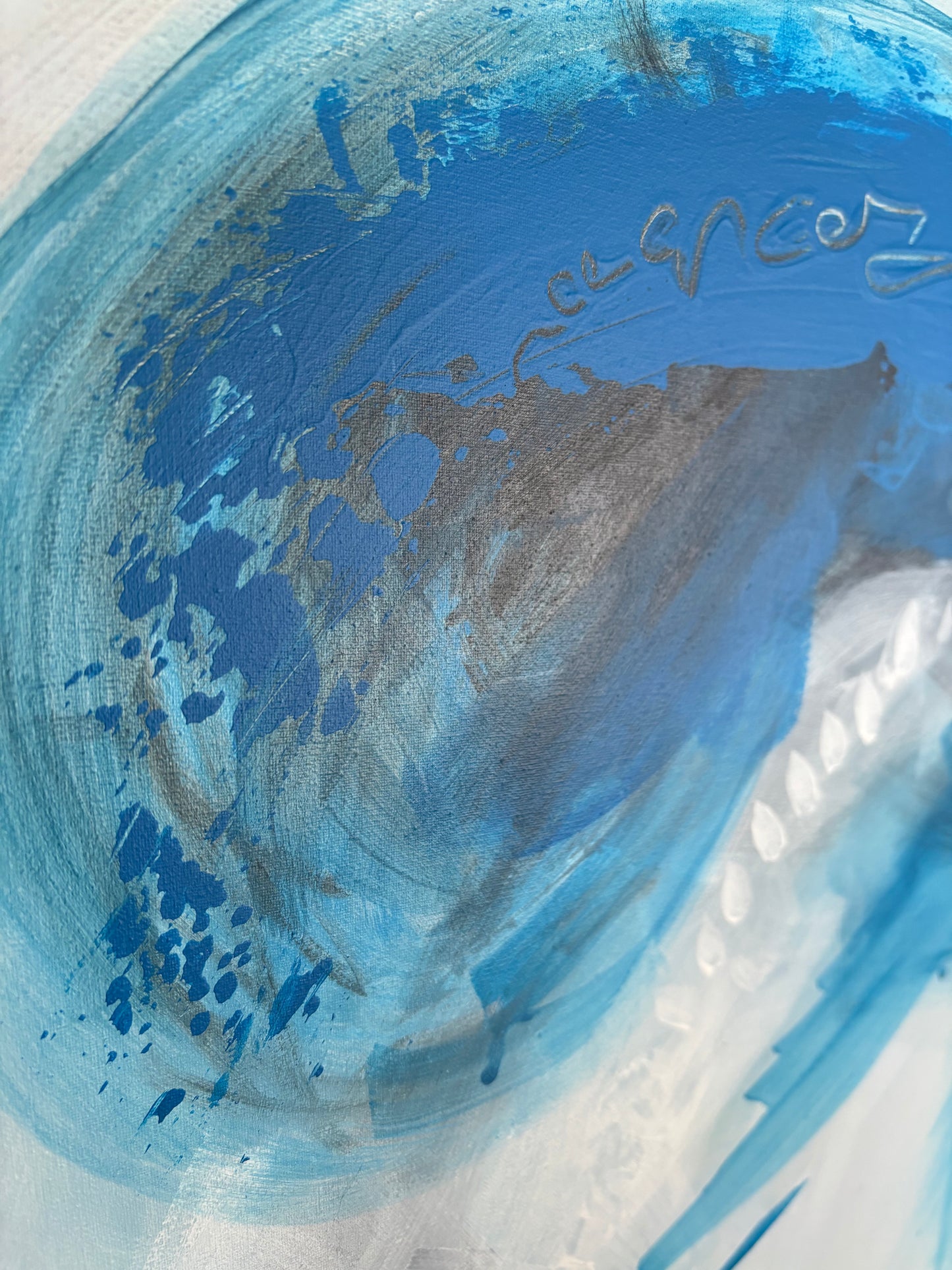 Blue on my Mind - – Abstract Acrylic Painting