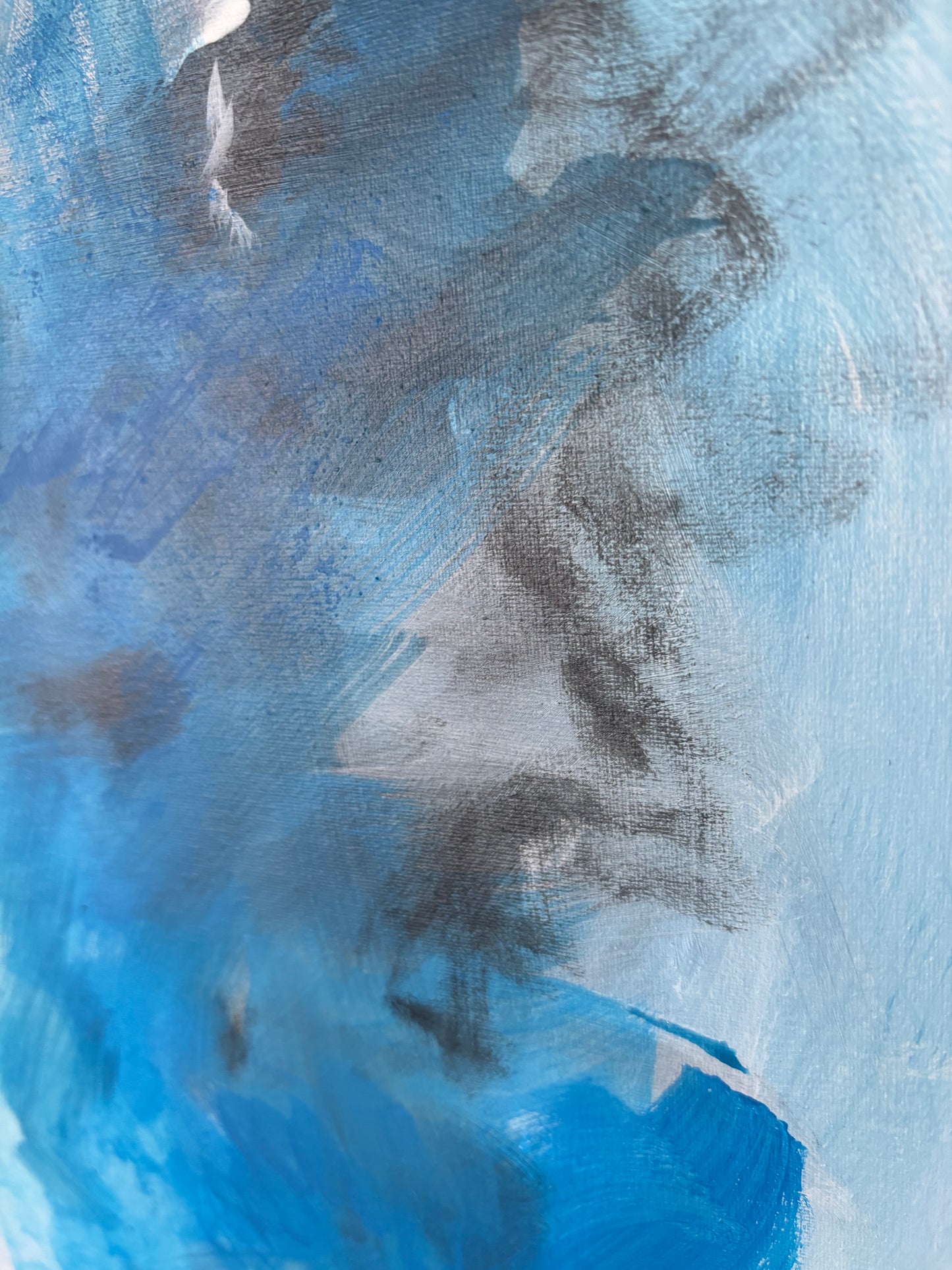 Blue on my Mind - – Abstract Acrylic Painting