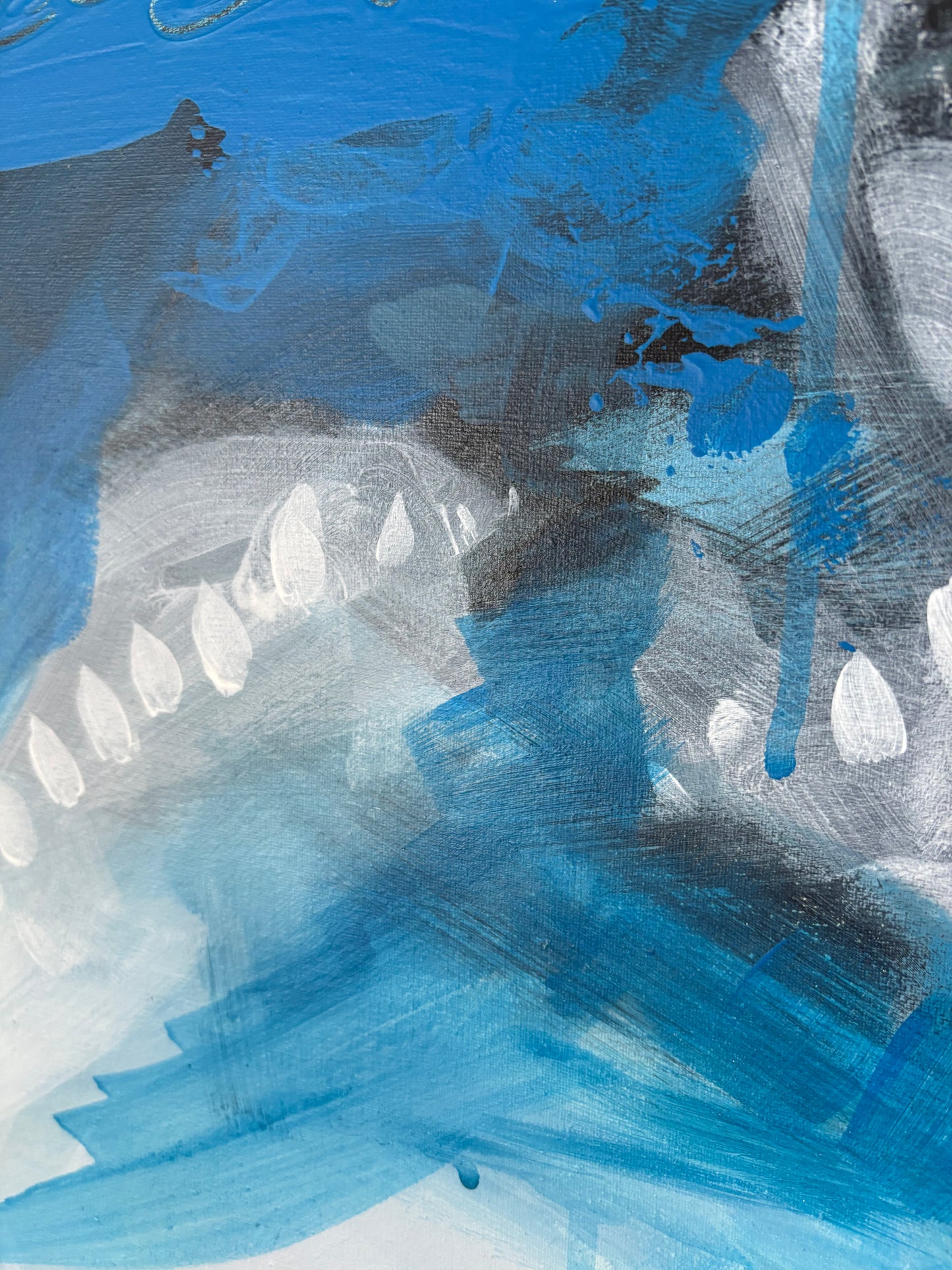 Blue on my Mind - – Abstract Acrylic Painting