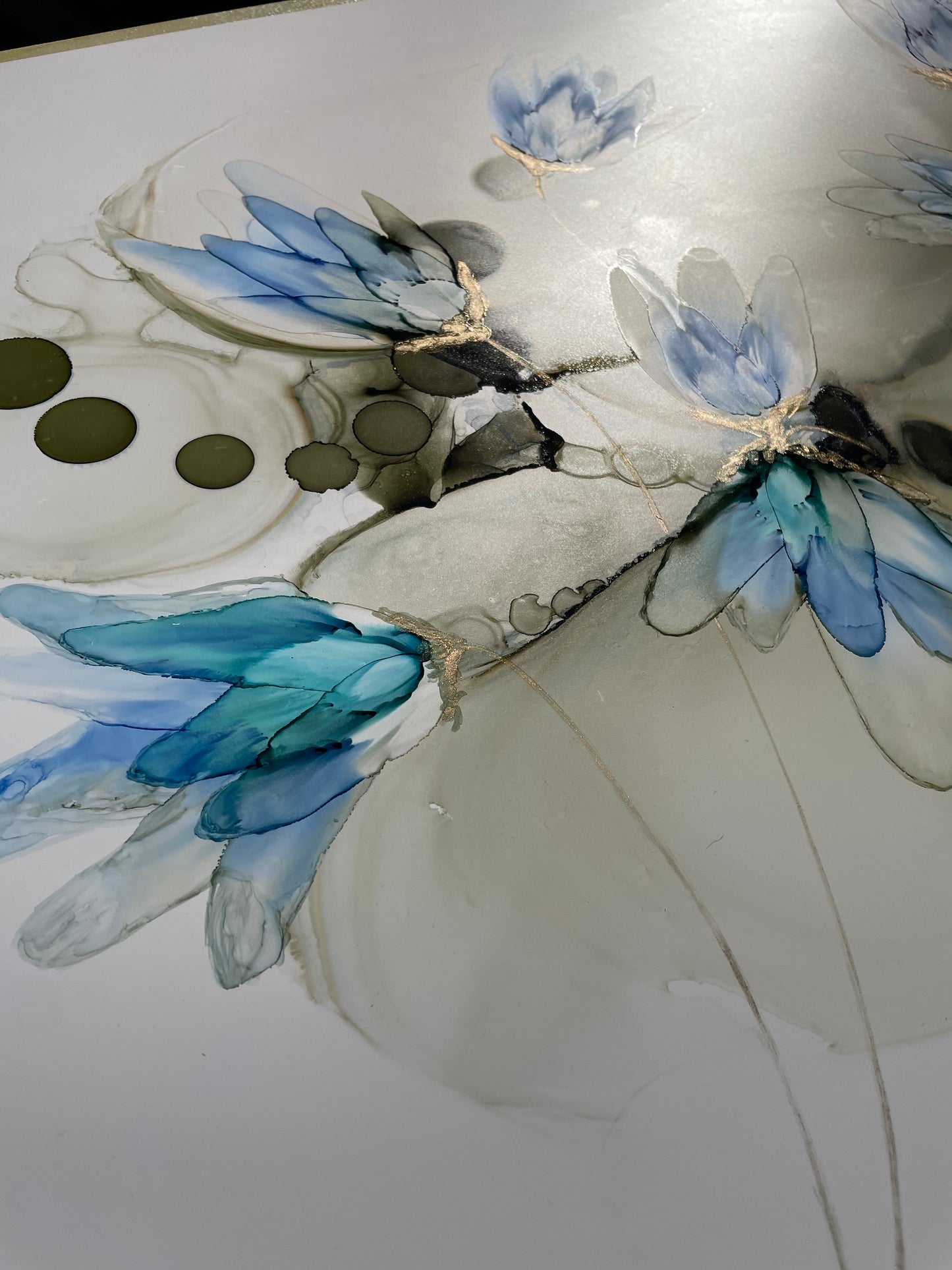 A Garden in Atlantis - Abstract Alcohol Ink Art