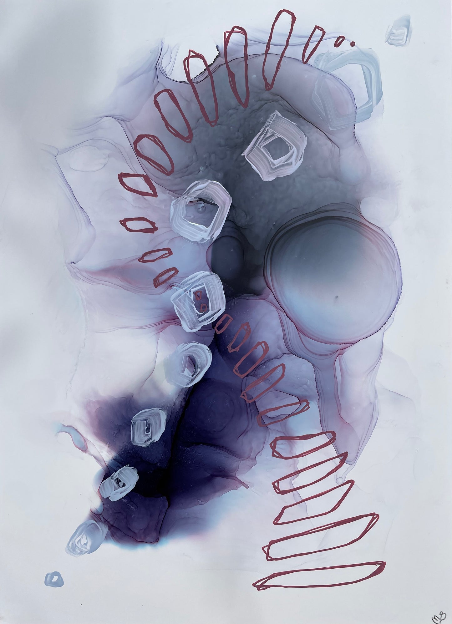 Within Temptation - Abstract Alcohol Ink Art