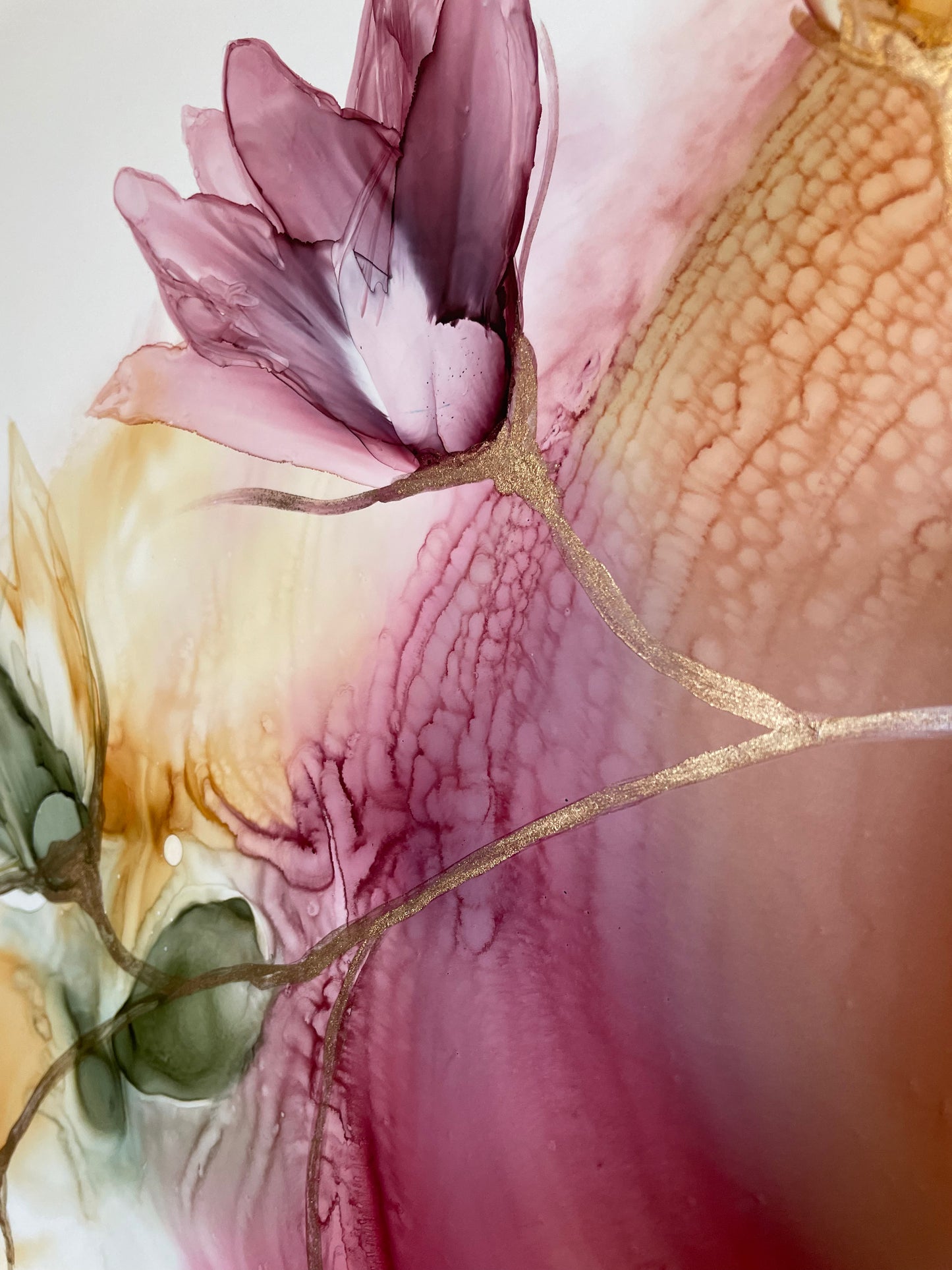 First light - Original alcohol ink painting