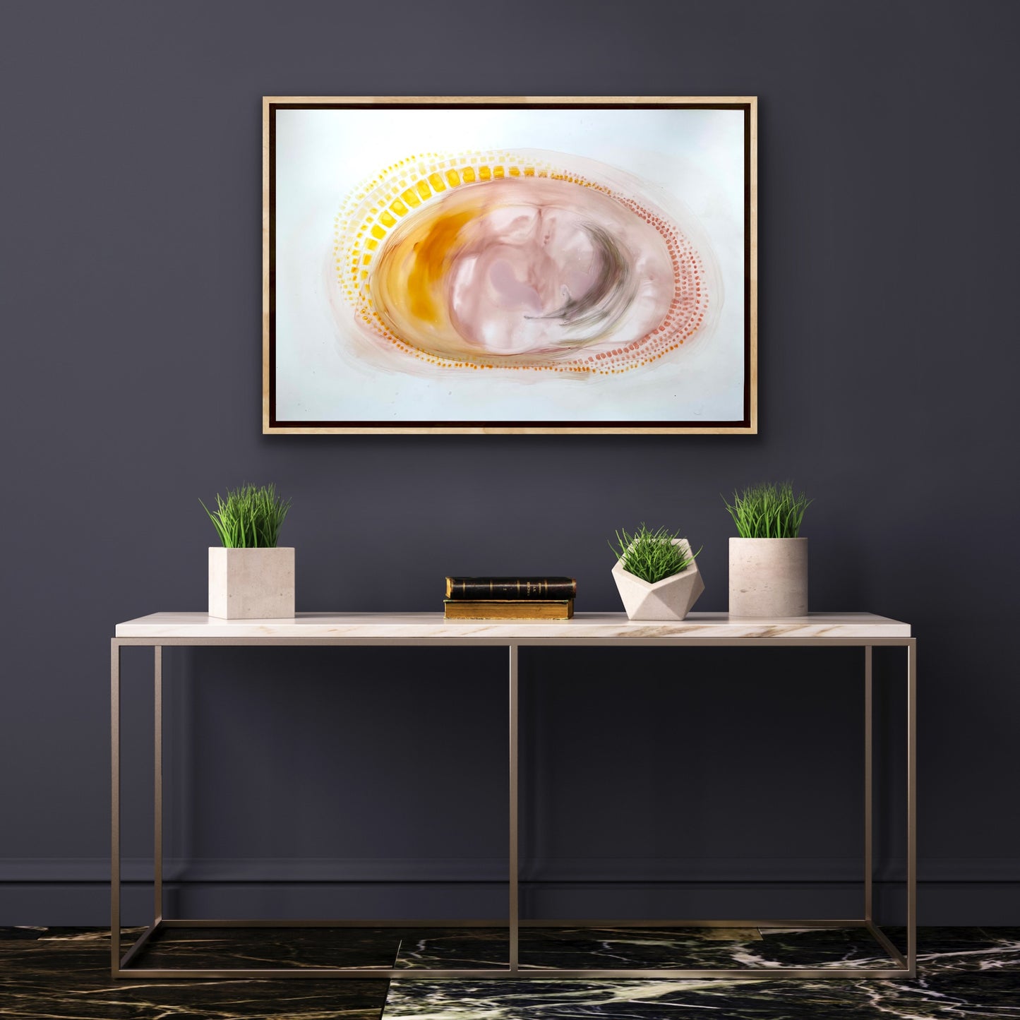 My perfectly broken heart - Original alcohol ink art painting