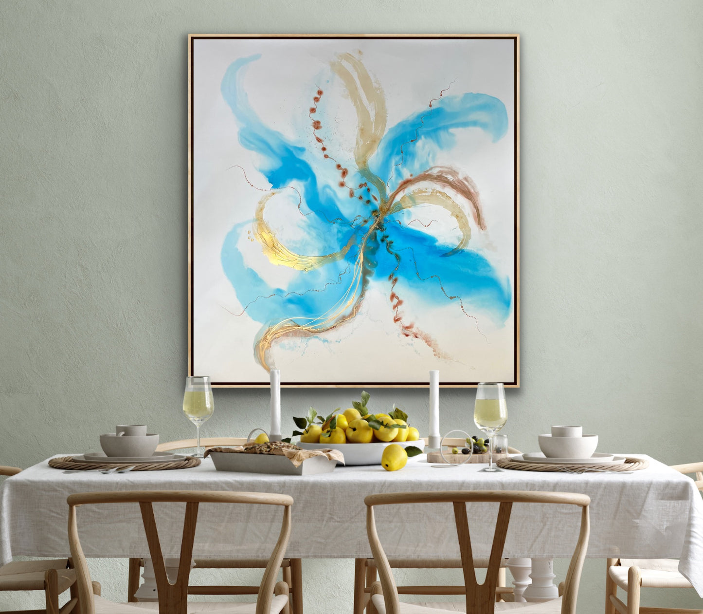 Neptune’s Necklace. Ocean inspired artwork