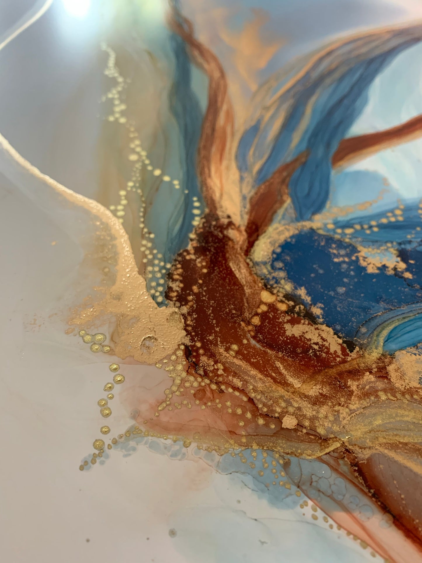 Sea Spray - Original abstract art for wall.