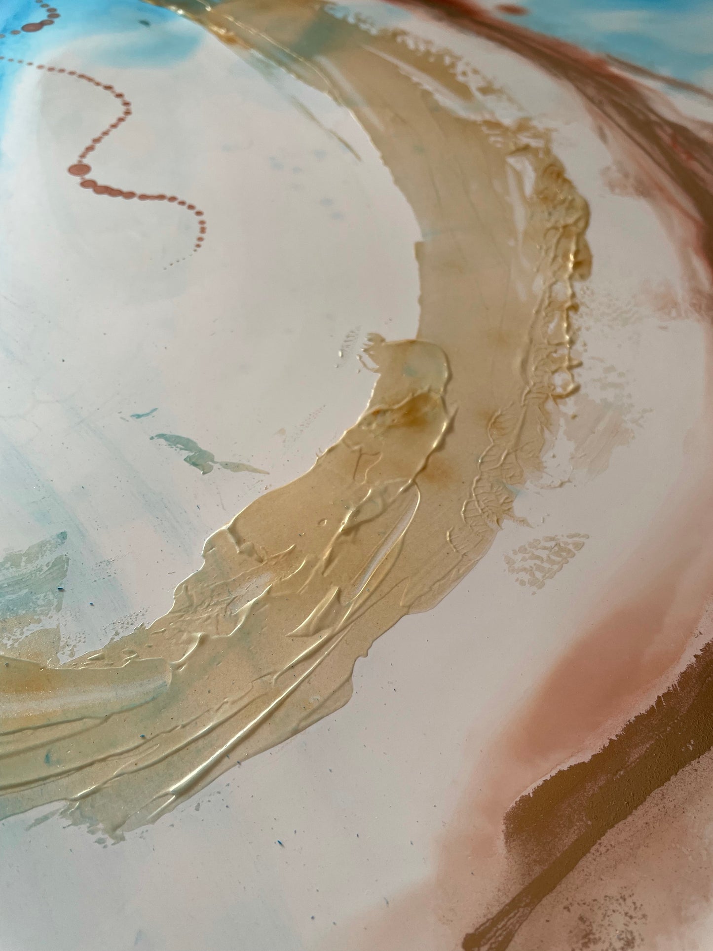 Neptune’s Necklace. Ocean inspired artwork
