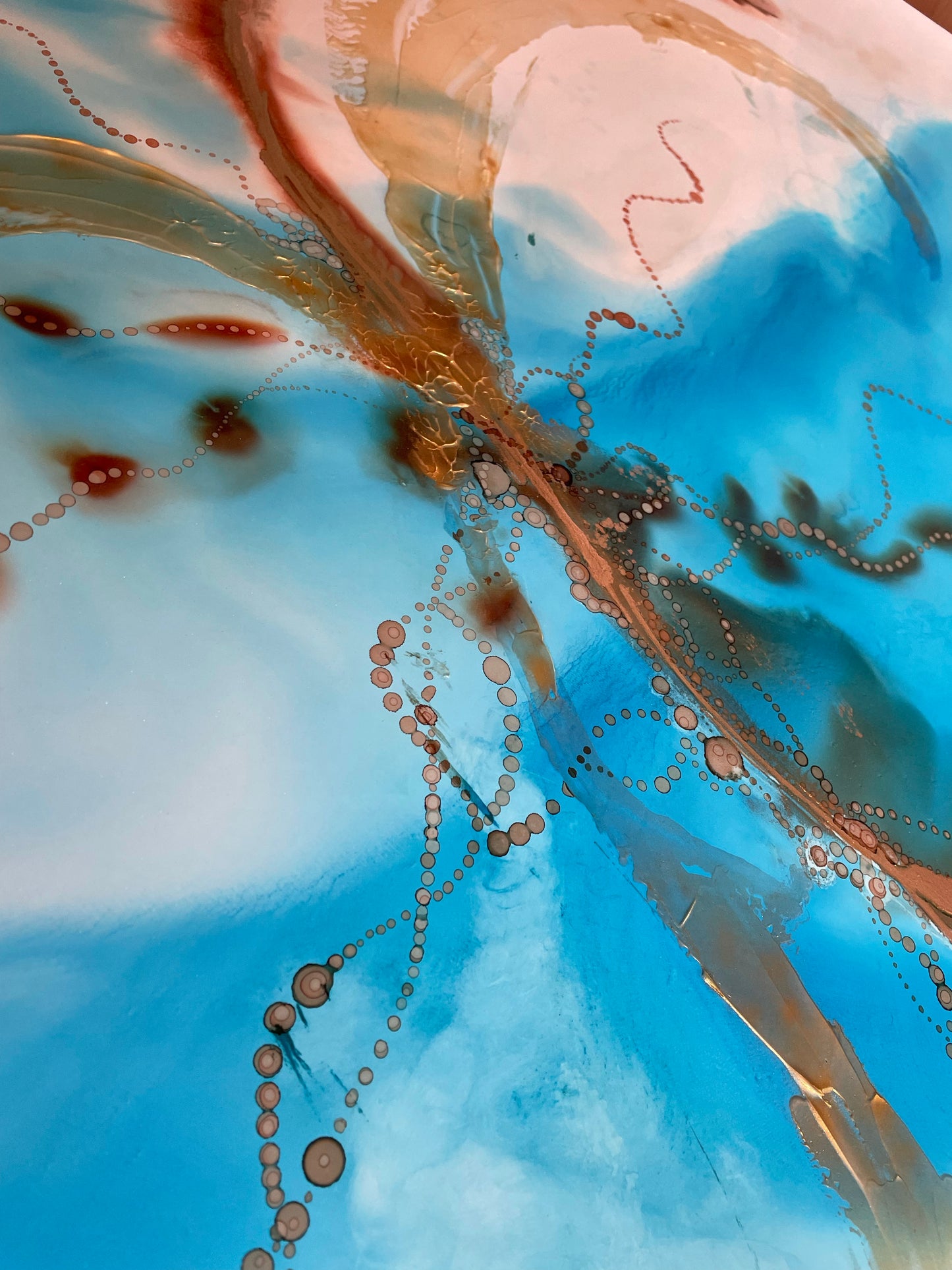 Neptune’s Necklace. Ocean inspired artwork