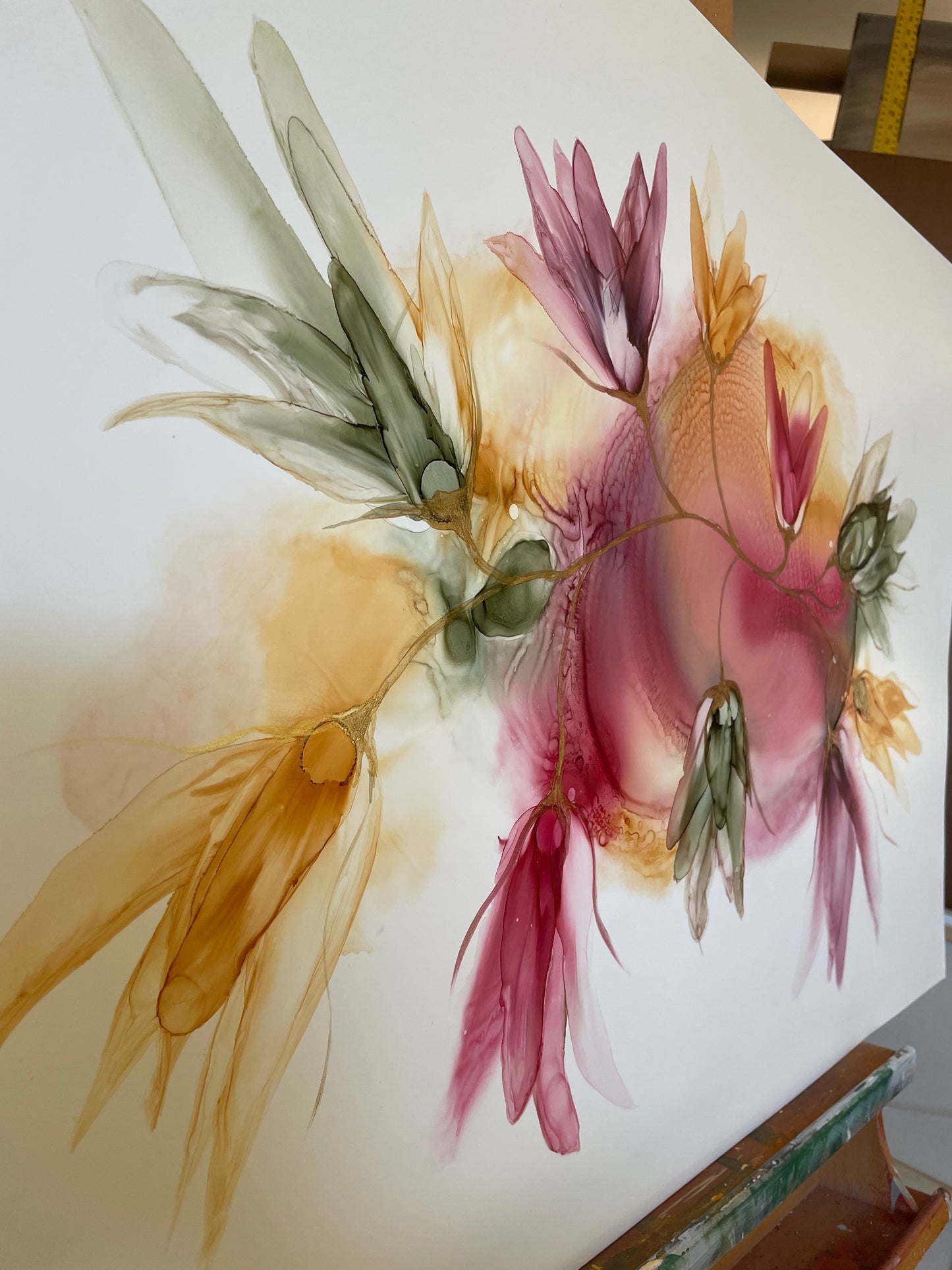 First light - Original alcohol ink painting