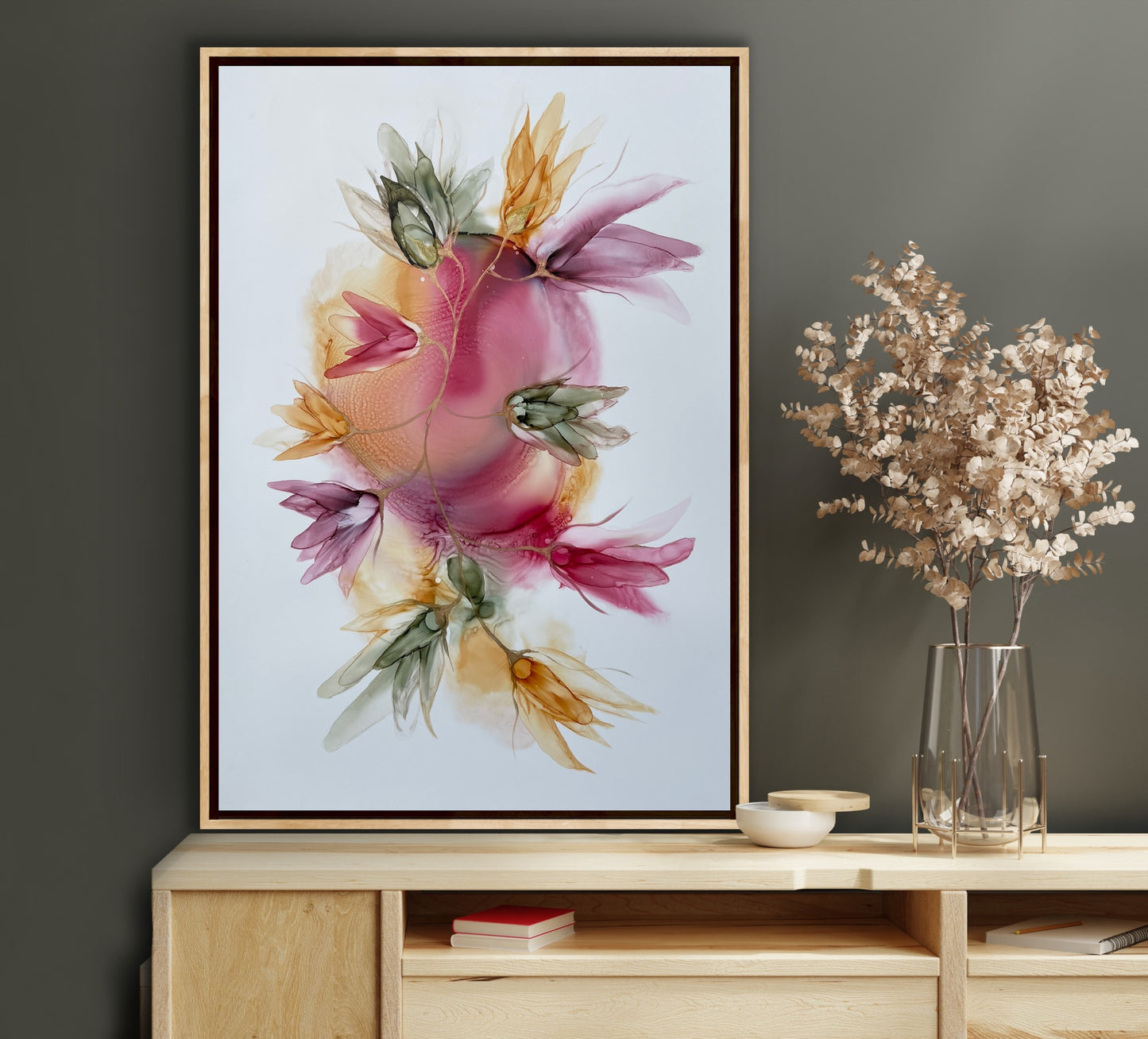 First light - Original alcohol ink painting