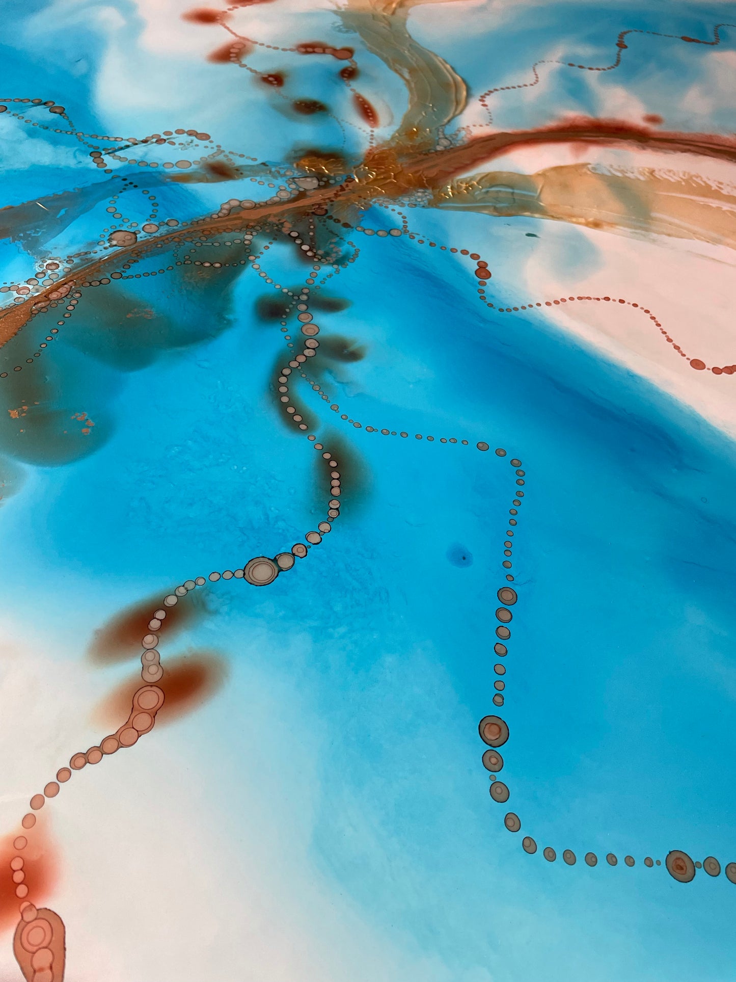 Neptune’s Necklace. Ocean inspired artwork