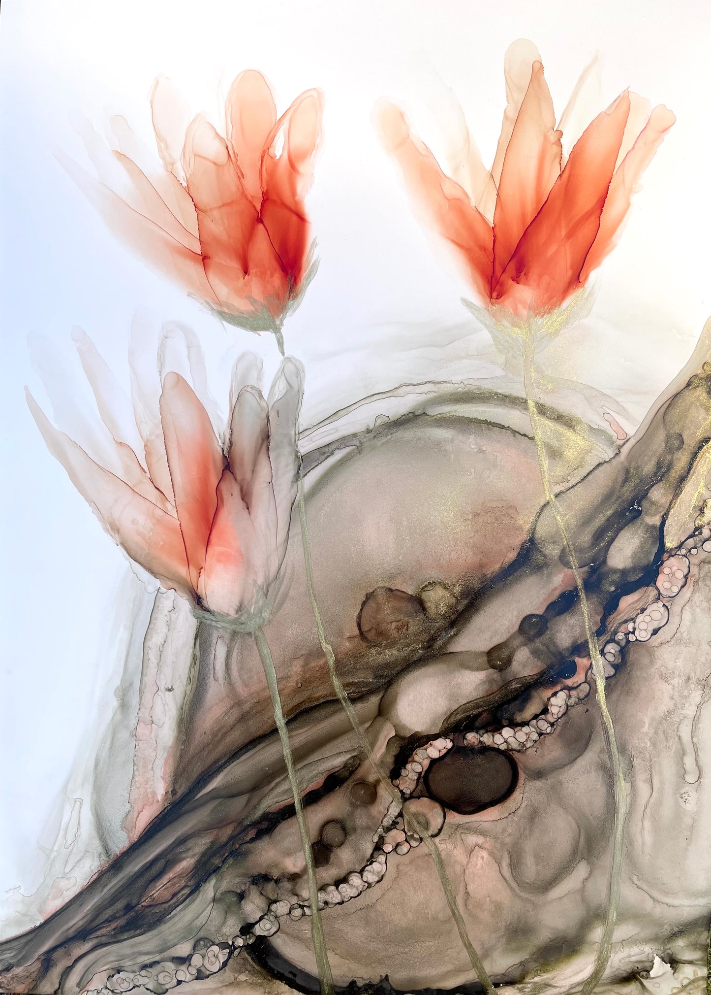 Grounded - Nature inspired abstract artwork