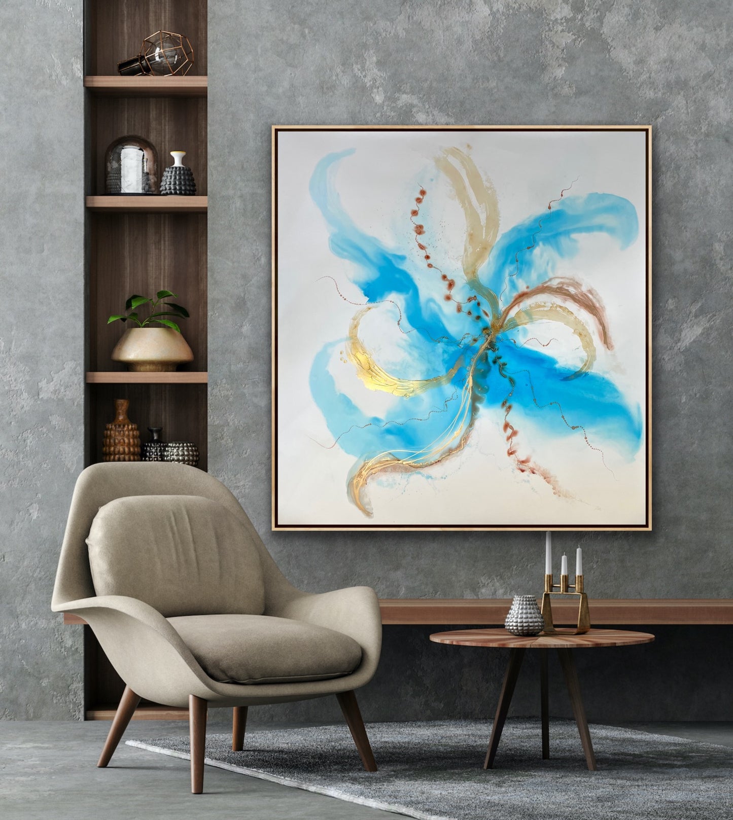 Neptune’s Necklace. Ocean inspired artwork