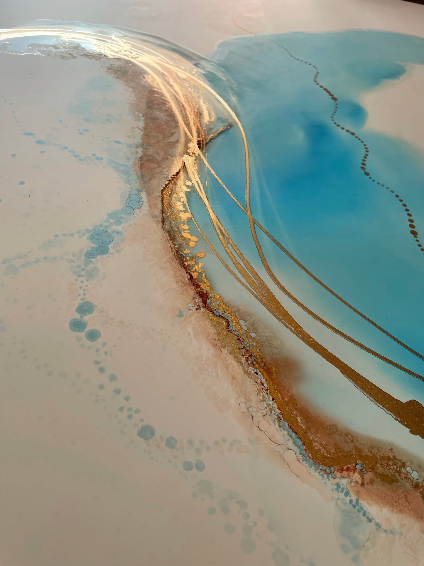 Neptune’s Necklace. Ocean inspired artwork