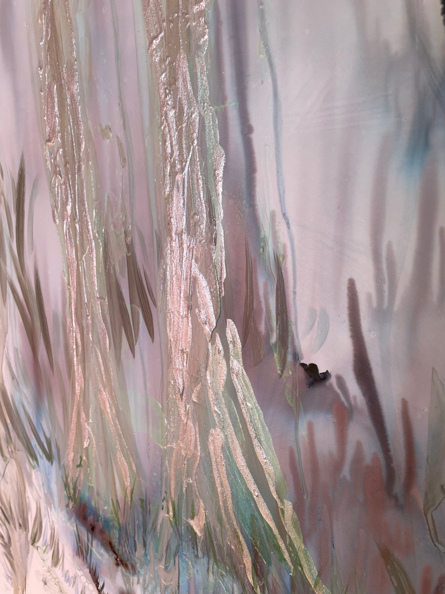 Ghost Gums - Original abstract forest painting