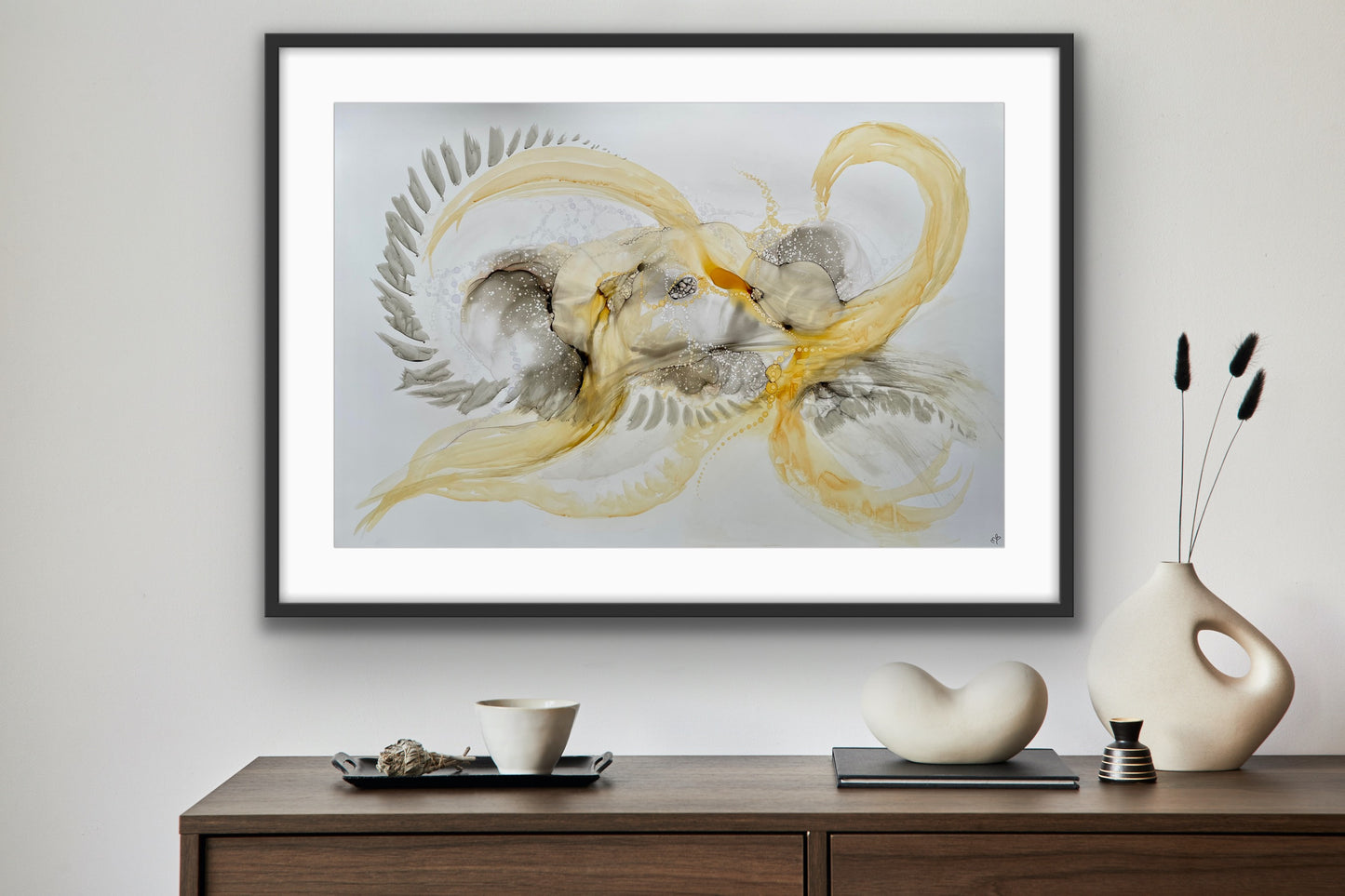 Fire breather - Abstract Dragon-Inspired Artwork