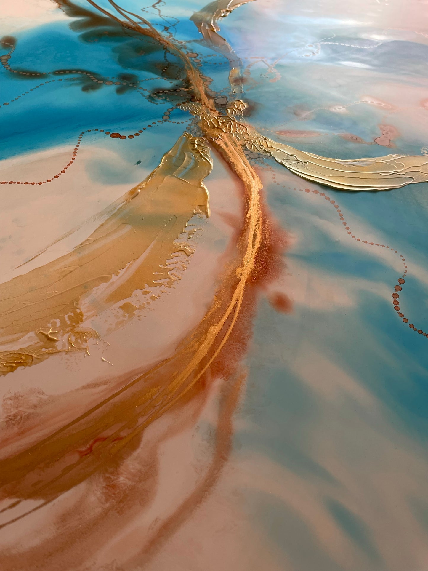 Neptune’s Necklace. Ocean inspired artwork