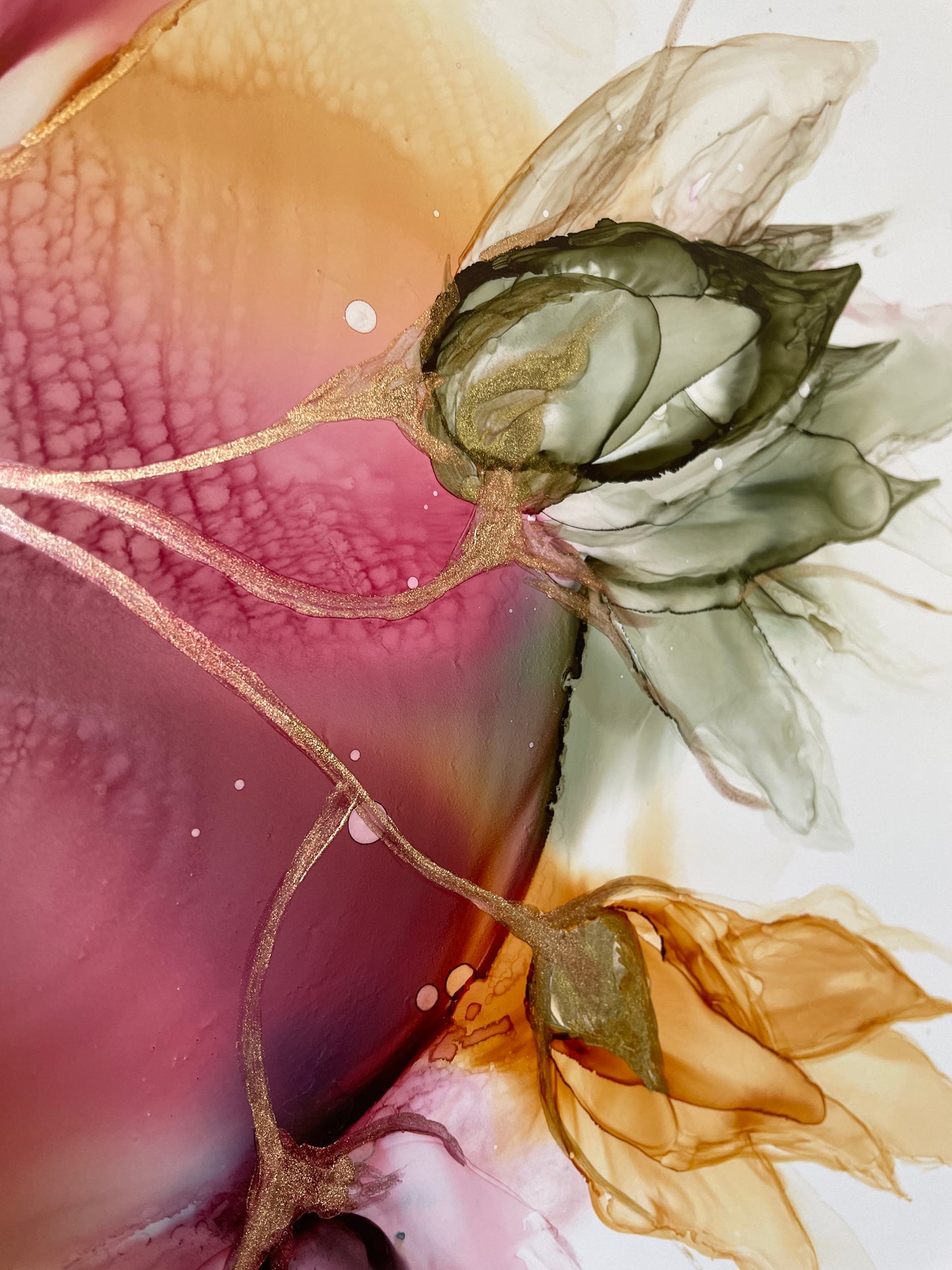 First light - Original alcohol ink painting