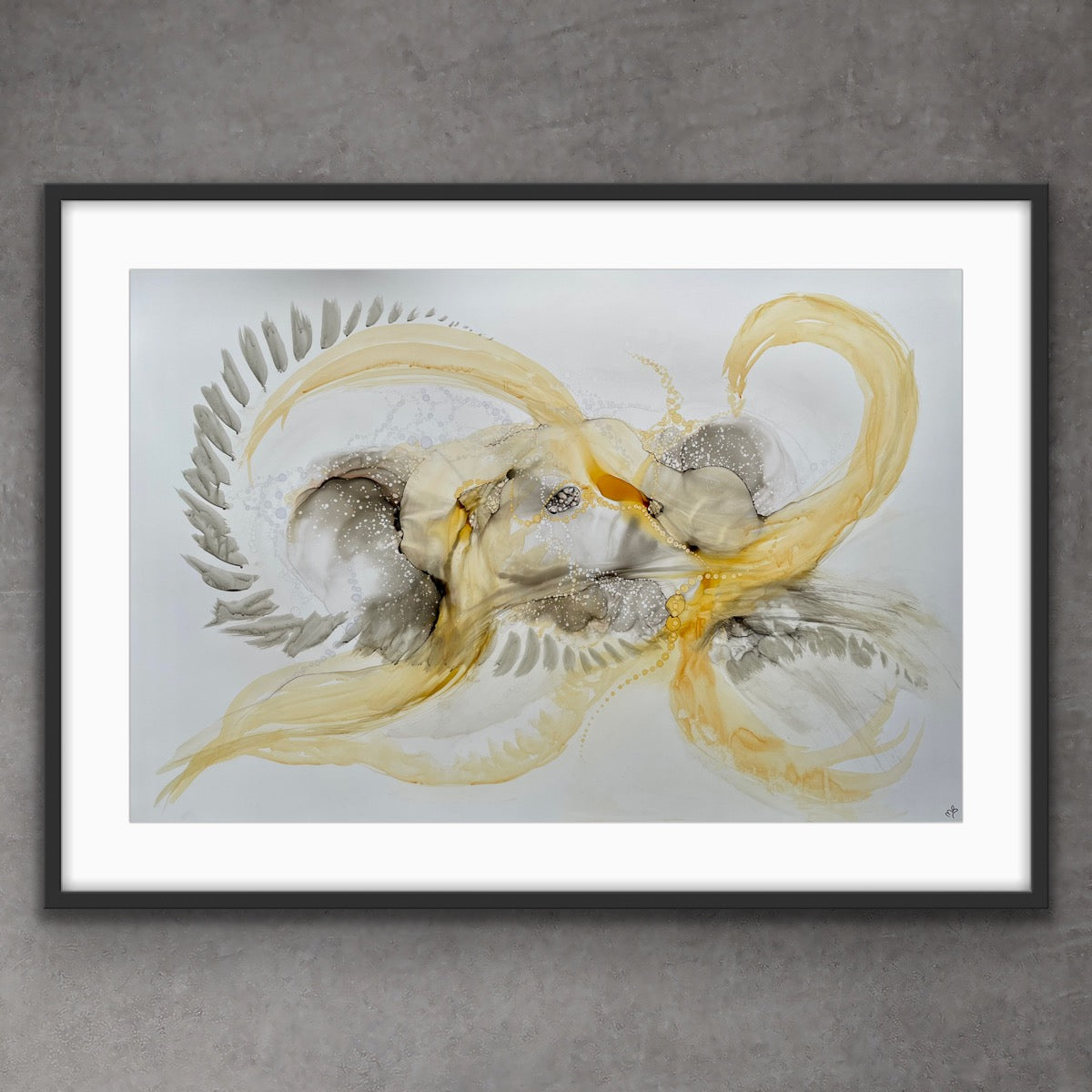 Fire breather - Abstract Dragon-Inspired Artwork