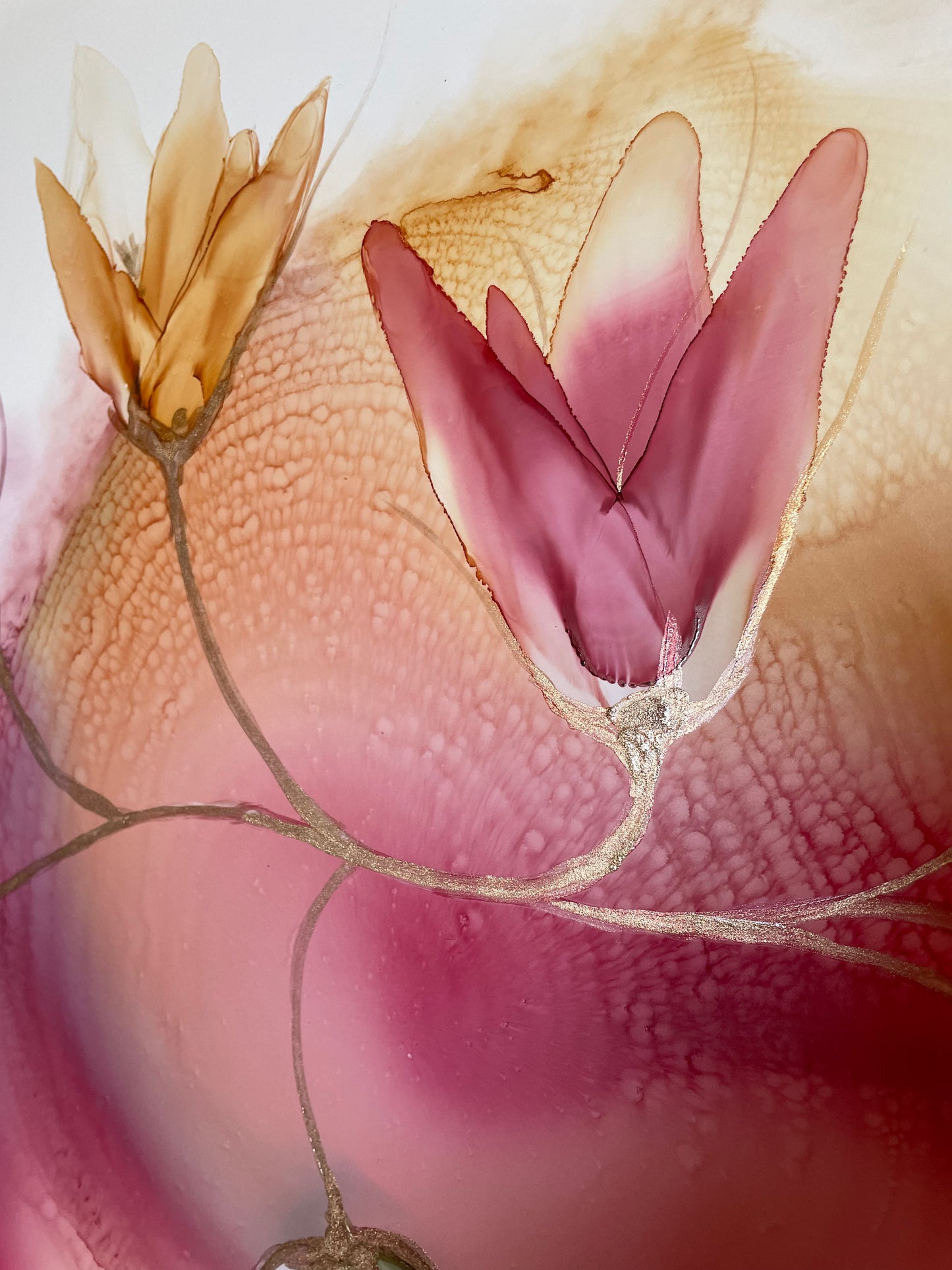 First light - Original alcohol ink painting