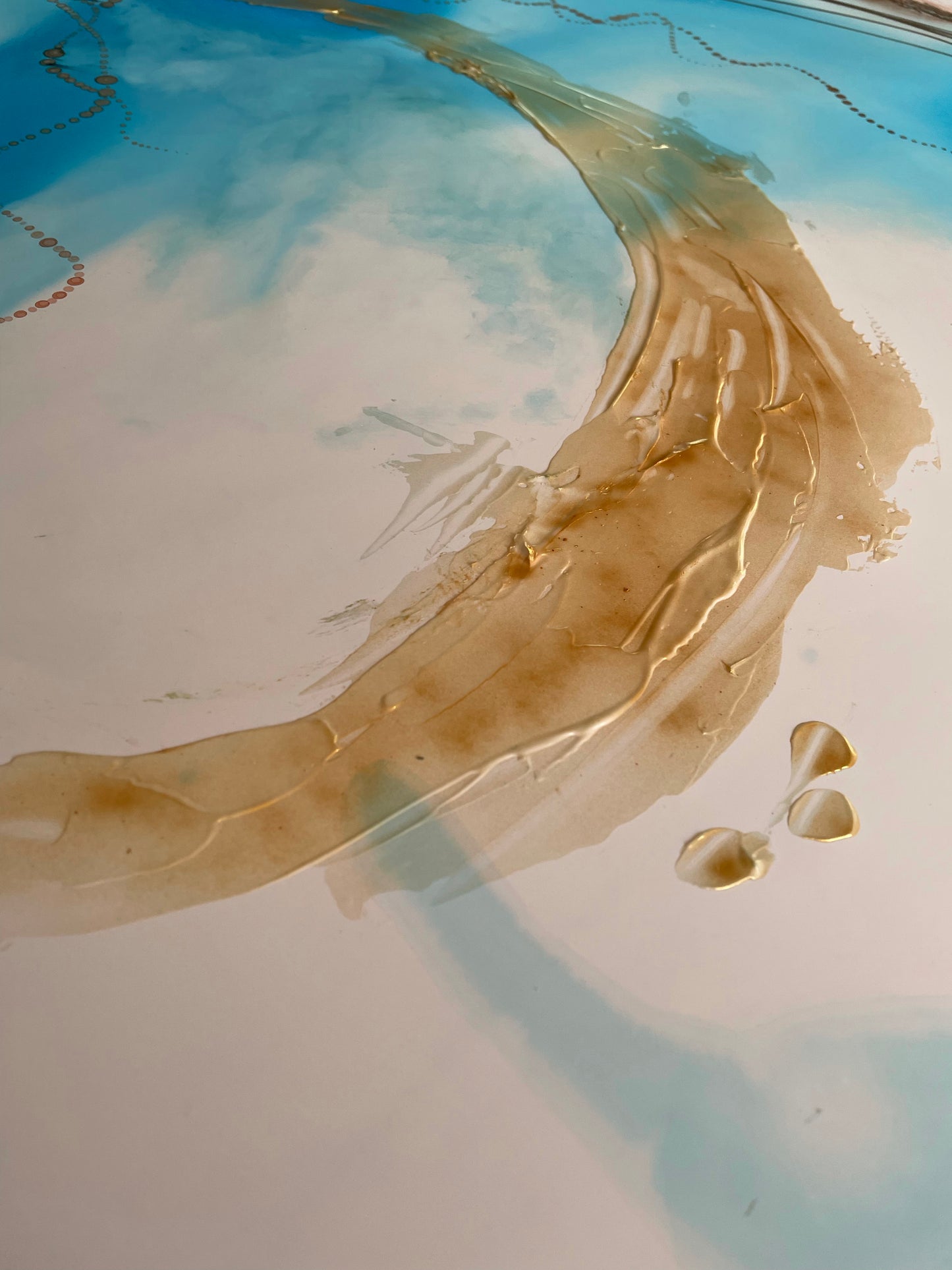 Neptune’s Necklace. Ocean inspired artwork